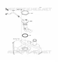 FUEL PUMP for Kawasaki KVF750 4X4I EPS 2012