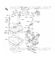 FUEL TANK for Kawasaki KVF750 4X4I EPS 2012