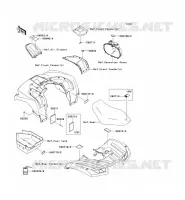 LABELS for Kawasaki KVF750 4X4I EPS 2012