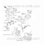 LUGGAGE (S) for Kawasaki KVF750 4X4I EPS 2012