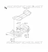 REAR FENDER for Kawasaki KVF750 4X4I EPS 2012