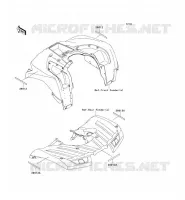 REFLECTOR(CN) for Kawasaki KVF750 4X4I EPS 2012