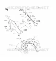 SIDE COWLING for Kawasaki KVF750 4X4I EPS 2012