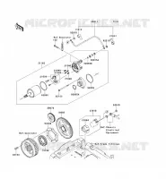 STARTER MOTOR for Kawasaki KVF750 4X4I EPS 2012