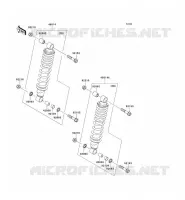 SUSPENSION   SHOCK ABSORBER for Kawasaki KVF750 4X4I EPS 2012