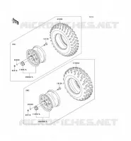 WHEELS   TIRES for Kawasaki KVF750 4X4I EPS 2012