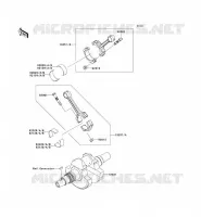 CRANKSHAFT for Kawasaki KVF750 4X4I EPS 2013