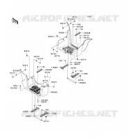 FOOTREST for Kawasaki KVF750 4X4I EPS 2013