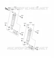 SUSPENSION   SHOCK ABSORBER for Kawasaki KVF750 4X4I EPS 2013
