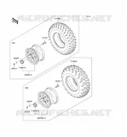 WHEELS   TIRES for Kawasaki KVF750 4X4I EPS 2013