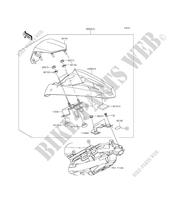 ACCESSORY (COUVRE SELLE) for Kawasaki NINJA 250SL ABS 2015