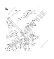 FRAME PARTS (COUVERTURE) for Kawasaki W650 1999