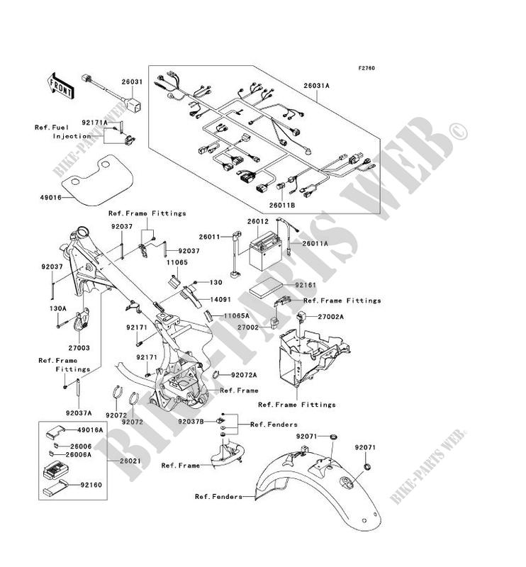 CHASSIS ELECTRICAL EQUIPMENT for Kawasaki W800 2012