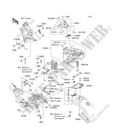 FRAME PARTS (COUVERTURE) for Kawasaki W800 2013