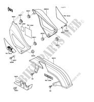 SIDE COVERS   CHAIN COVER for Kawasaki LTD450 1990