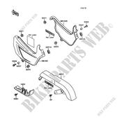 SIDE COVERS   CHAIN COVER for Kawasaki EN500 1990