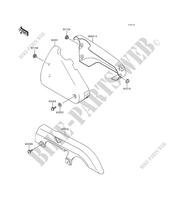 SIDE COVERS   CHAIN COVER for Kawasaki EN500 1997
