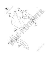 SIDE COVERS   CHAIN COVER for Kawasaki EN500 1997