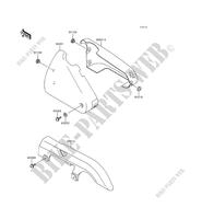 SIDE COVERS   CHAIN COVER for Kawasaki EN500 1998
