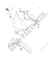 SIDE COVERS   CHAIN COVER for Kawasaki EN500 1998