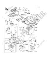 CHASSIS ELECTRICAL EQUIPMENT for Kawasaki ZZR250 1990