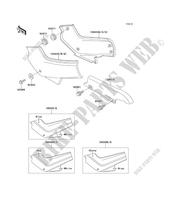 SIDE COVERS   CHAIN COVER(2/2) for Kawasaki GPZ500S 1992