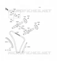 CAMSHAFT   TENSIONER for Kawasaki GPZ500S 1992