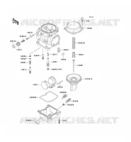 CARBURETOR PARTS for Kawasaki GPZ500S 1992