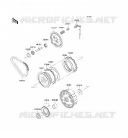 CLUTCH for Kawasaki GPZ500S 1992