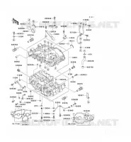 CRANKCASE(S) for Kawasaki GPZ500S 1992