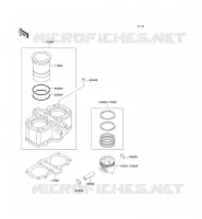 CYLINDER   PISTON  for Kawasaki GPZ500S 1992