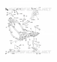 ELECTRO BRACKET for Kawasaki GPZ500S 1992