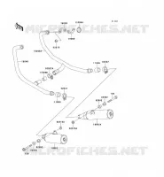 EXHAUST for Kawasaki GPZ500S 1992
