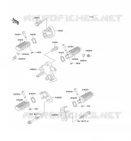 FOOTREST for Kawasaki GPZ500S 1992