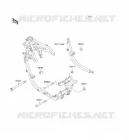 FRAME PARTS for Kawasaki GPZ500S 1992