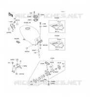FUEL TANK for Kawasaki GPZ500S 1992