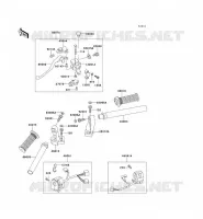 HANDLEBAR for Kawasaki GPZ500S 1992