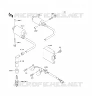IGNITION COIL for Kawasaki GPZ500S 1992