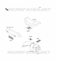 LABELS for Kawasaki GPZ500S 1992