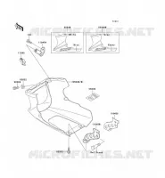 LOWER COWLING for Kawasaki GPZ500S 1992