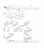 SEAT for Kawasaki GPZ500S 1992