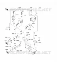 SWITCH for Kawasaki GPZ500S 1992