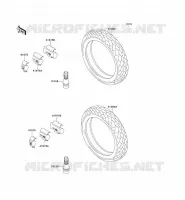 TIRES for Kawasaki GPZ500S 1992