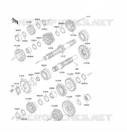 TRANSMISSION for Kawasaki GPZ500S 1992