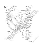 FRAME PARTS (COUVERTURE) for Kawasaki GPZ500S 2003