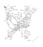 FRAME PARTS (COUVERTURE) for Kawasaki GPZ500S 2005