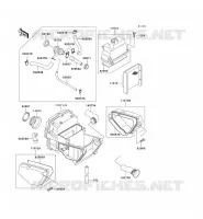 AIR FILTER for Kawasaki GPZ500S 1997