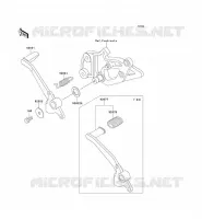 BRAKE PEDAL for Kawasaki GPZ500S 1997