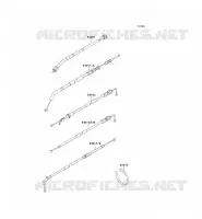 CABLES for Kawasaki GPZ500S 1997