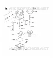 CARBURETOR PARTS for Kawasaki GPZ500S 1997